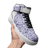 Lee's BLAZING Equil High Kicks - Cobalt Roses (White)