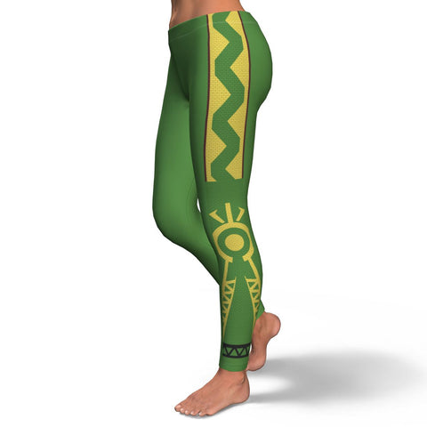 Marika Quetzal Green Cammy Liquid Leggings XL